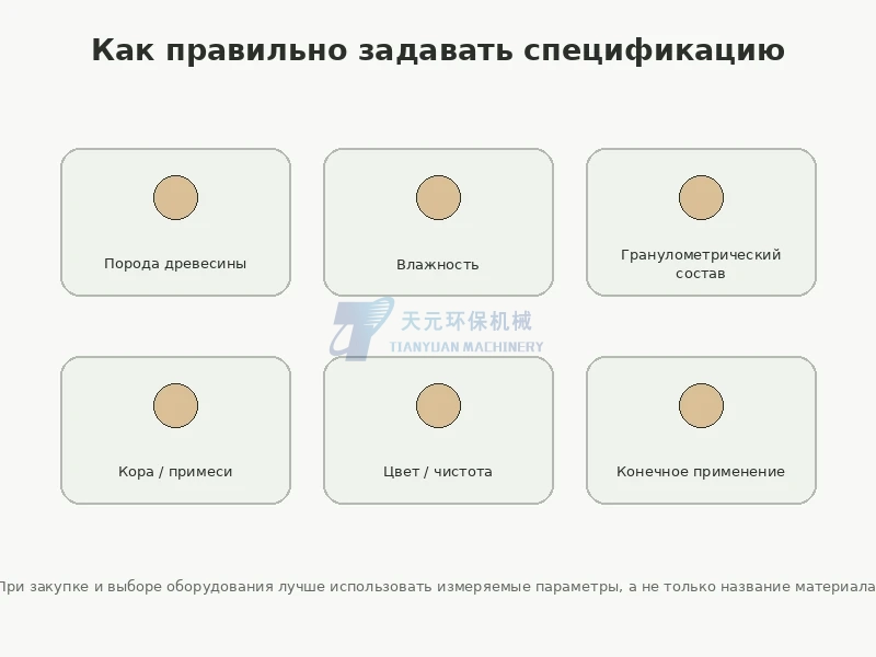 Основные параметры спецификации древесного порошка и древесной муки: порода влажность гранулометрия примеси и применение